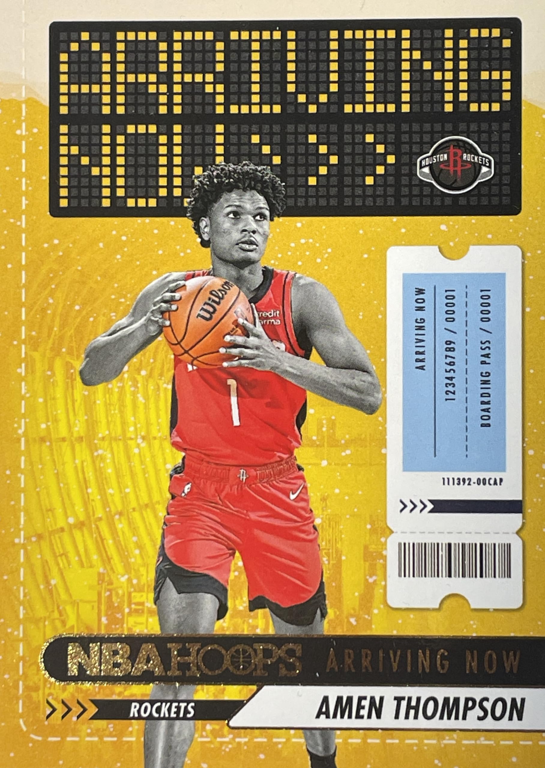 NBAカード　アメントンプソン AMEN THOMPSON - 2023-24 Panini NBA Hoops ROOKIE Now Playing
